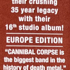 CANNIBAL CORPSE - CHAOS HORRIFIC - pikkukuva 2