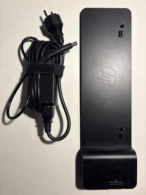 HP kannettavan telakointiasema + virtalähde