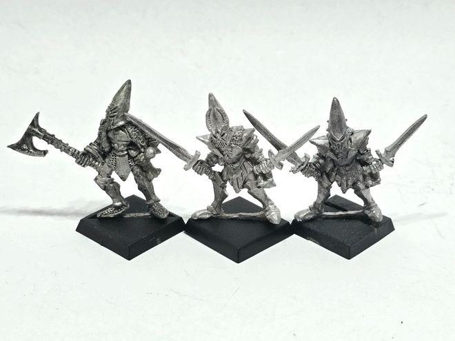 WHFB - 3x Melnibonean Elf Warrior