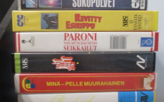 *** ALKUPERÄISIÄ VHS-ELOKUVIA 10kpl *** KATSO !!! ***