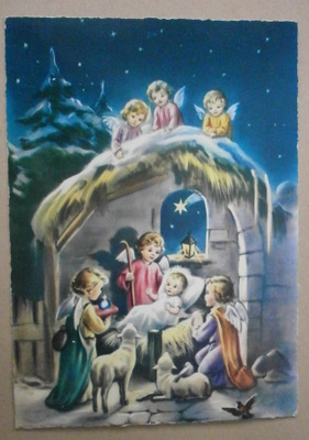 Madonna ja lapsi, tietäjät - lapsihahmoina, p. 1961