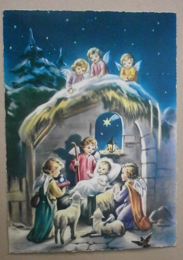Madonna ja lapsi, tietäjät - lapsihahmoina, p. 1961