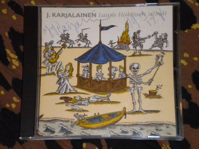 CD - J. KARJALAINEN - Laura Häkkisen Silmät 1998 EX+ nimmari