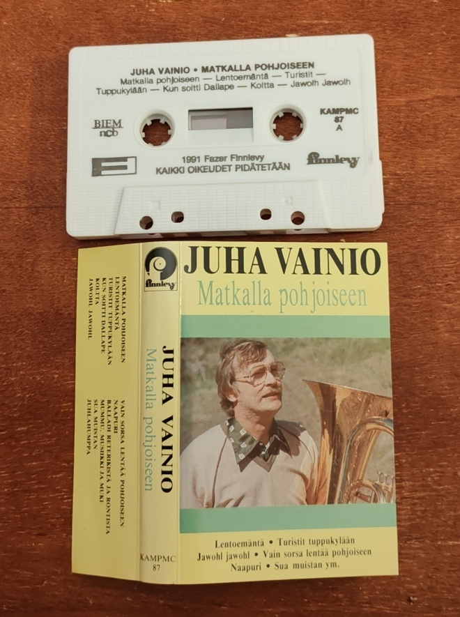 Juha Vainio Matkalla Pohjoiseen c-kasetti
