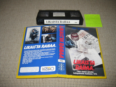 Likaista Rahaa-VHS (FIx, Video Kasino, Ian McShane, Heist)