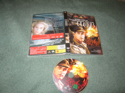 EXODUS - DVD ; paul newman ( todella hyväkunto uudenverr )