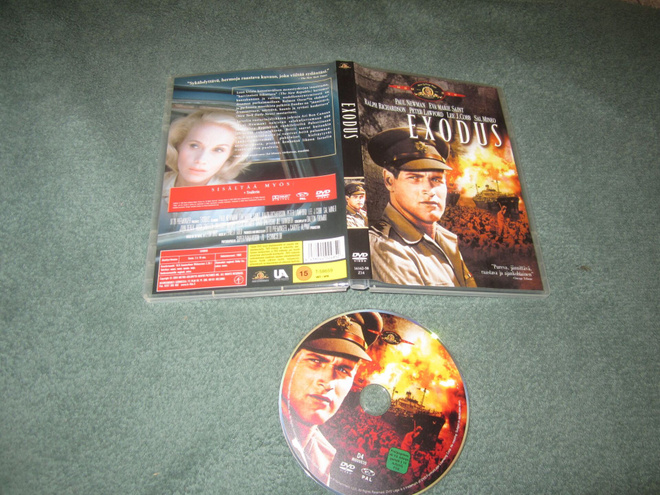 EXODUS - DVD ; paul newman ( todella hyväkunto uudenverr )