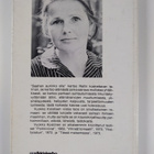 Vuokko Koistinen : Saahan aurinko olla (signeerattu, teki... - pikkukuva 2