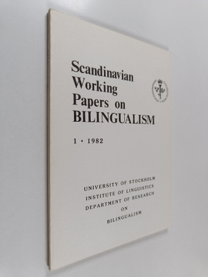 Scandinavian working papers on bilingualism 1