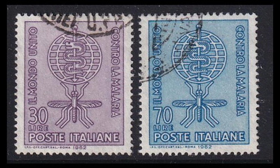 Italia 1132-3 o Malarian ehkäisy (1962)