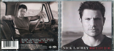NICK LACHEY . CD-LEVY . WHAT´S LIFE OF ME