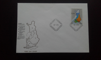 FDC Suomen murrealueet 10.3.1976 LaPe 783