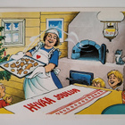 4 kpl joulukortti, kulkenut, kuvassa kissa - pikkukuva 4