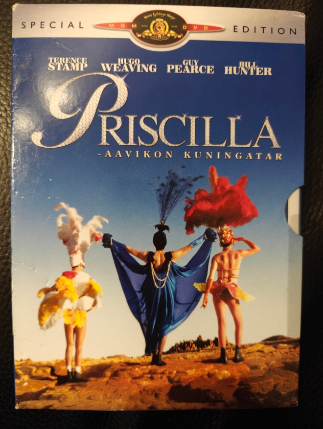 Priscilla – aavikon kuningatar (1994) DVD Suomijulkaisu