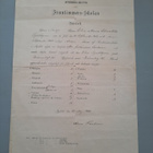 Savonlinna Nyslot todistus v-1886 Fruntimmers-skolan - pikkukuva 1