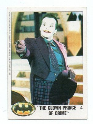 Purkkakuva BATMAN n:o 4 /25 1989