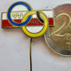VANHA Merkki Olympia 1976  Puola Poland NOC Olympic Pin - pikkukuva 1