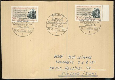 Berlin Mi 392 FDC Suoeen