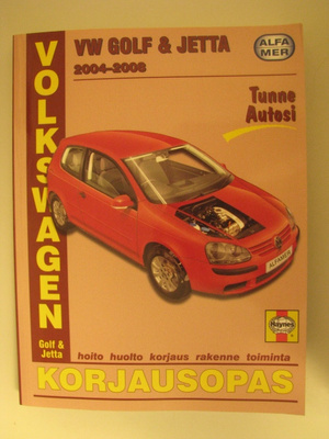 VW GOLF & JETTA 2004 - 2006 KORJAUSOPAS ( Alfamer )
