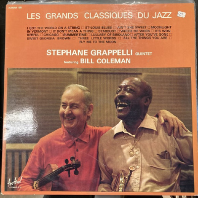 Stephane Grappelli Quintet - Les Grands Classiques Du 2LP