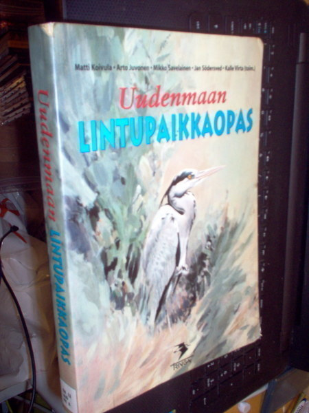 Koivula : Uudenmaan lintupaikkaopas ( 1 p. 2000 ) Sis.pk