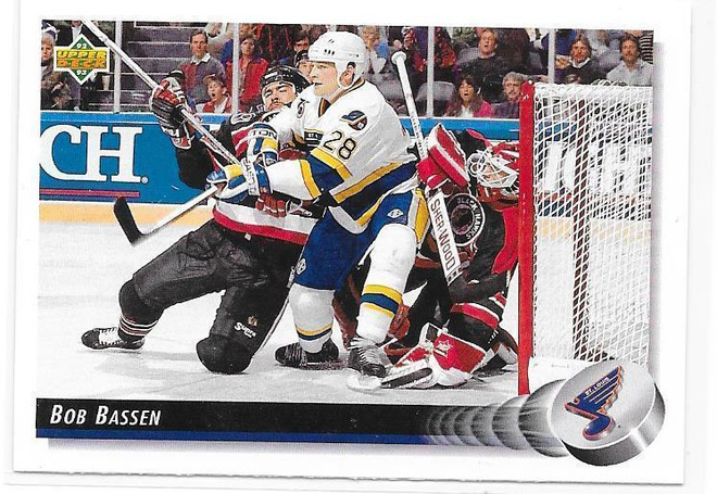 1992-93 Upper Deck #181 Bob Bassen St Louis Blues
