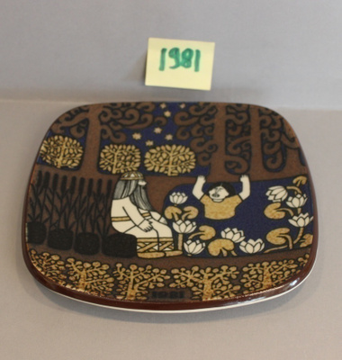 ARABIA KALEVALA SEINÄLAUTANEN. 1981. R. UOSIKKINEN