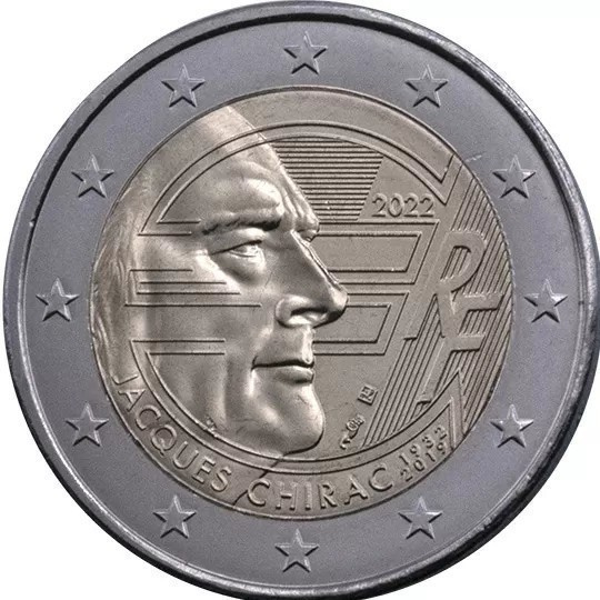 RANSKA ERIKOISEURO 2 EUROA 2022 (CHIRAC) 
