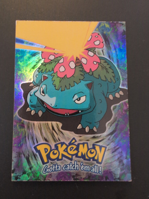 Venusaur E3 rainbow foil Pokemon Topps