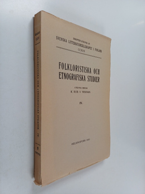 Folkloristiska och etnografiska studier 4