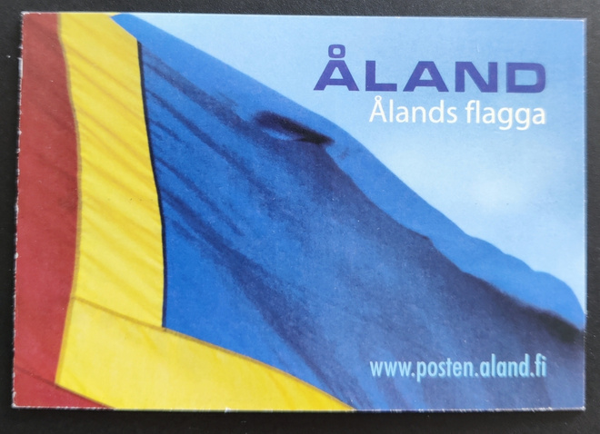 2004 vihko VÅ13 - Ahvenanmaanlippu ** - ikimerkkejä