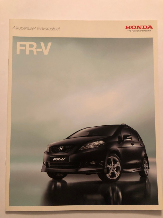 Myyntiesite - Honda FR-V lisävarusteet - 1/2007