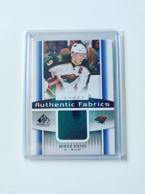 Mikko Koivu 13-14 SP Game-Used Authentic Fabrics