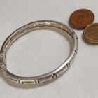 Kreikkalainen Hopea Greek Key rannerengas 925 - pikkukuva 3
