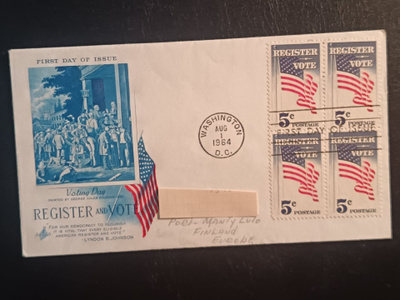USA FDC Suomeen 1964