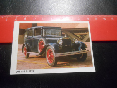K13. Jenkki Vanhat autot tarrakuvina # OM 469 S 1929
