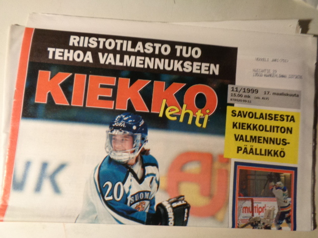Kiekkolehti Nro 11/1999 (26.11)
