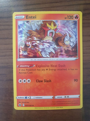 Pokemon Entei 021/159 Holo Rare