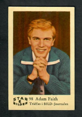 Keräilykuva - Adam Faith Star E Bilder 98