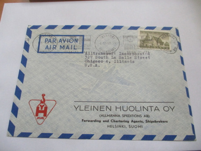 1961 Hki lentopostikuori USAan