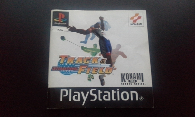 PS1: International Track & Field PS1 pelin manuaali,englanti