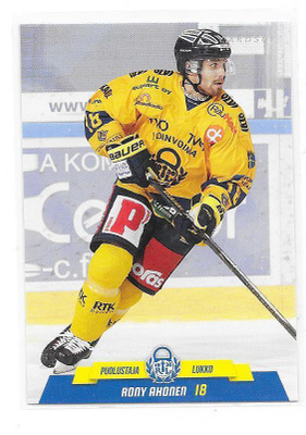 2017-18 CardSet #270 Rony Ahonen Lukko