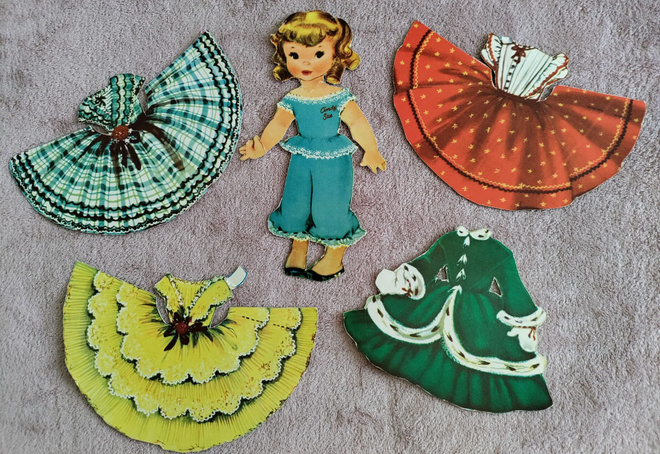 Paperinukke Cindy Sue 1950-luku