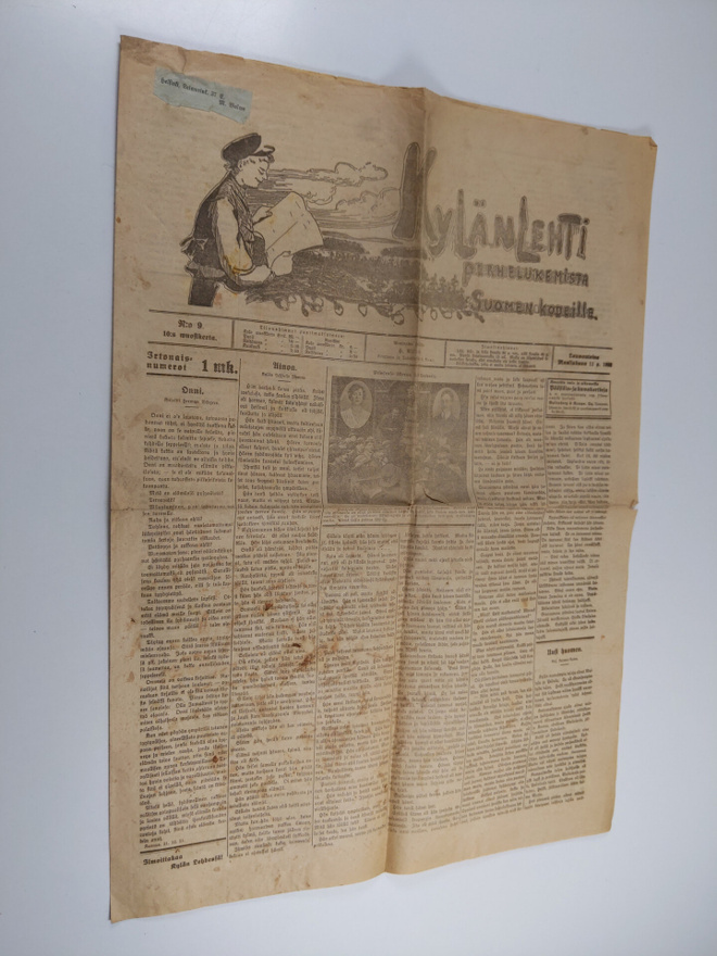 Kylän lehti : perhelukemista Suomen kodeille nro 9/1922 (...
