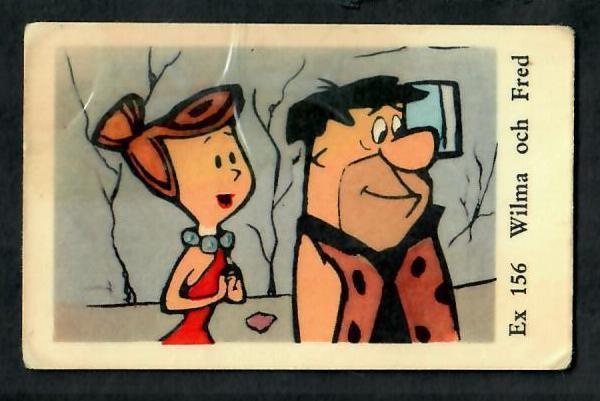 Keräilykuva - Ex 156 Wilma o Fred Flinta