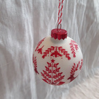 Joulukoriste lasipallo ø 8 cm - pikkukuva 3