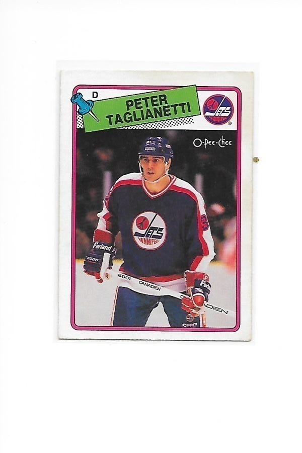 1988-89 OPC #257 Peter Taglianetti Winnipeg Jets