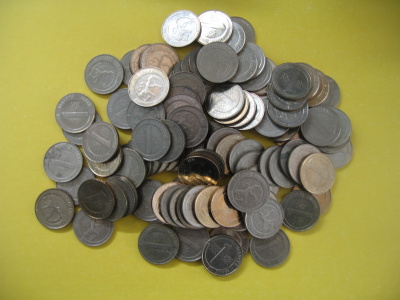1 markka kolikot 100 kpl - 1993 alkaen