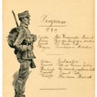 Itämeren JV-Rykmentti N:o 1.  11.01.1919 Signeerauksella !! - pikkukuva 1