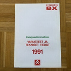 Esite Citroen BX 1991 - pikkukuva 1